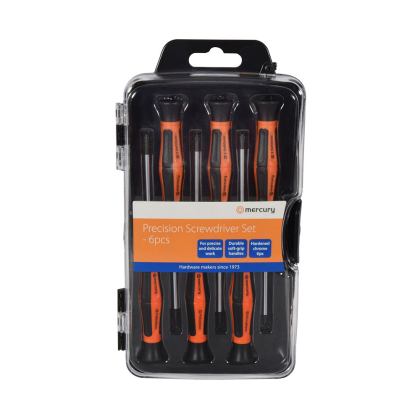 Precision Screwdrivers (3 x Flathead, 3 x Phillips) - 6 Pack