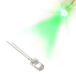 large green 5mm ultra right led