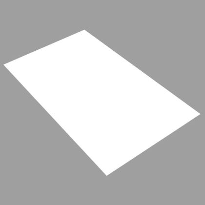 Polypropylene Sheet 0.8mm x 1100mm x 650mm