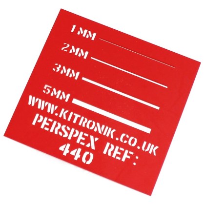 Perspex Sheet (Opaque) 5mm x 1000mm x 600mm