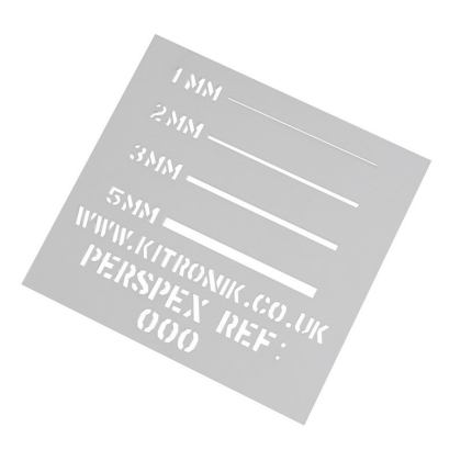 Clear Perspex Sheet (Cast) 5mm x 400mm x 300mm