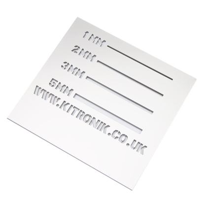 large 3 mm silver perspex sheet