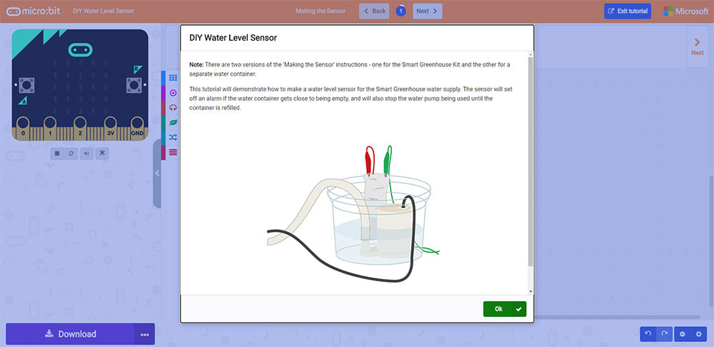 Online MakeCode Tutorials For The Greenhouse Kit F