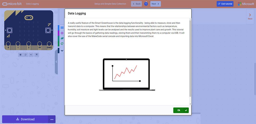 Online MakeCode Tutorials For The Greenhouse Kit G