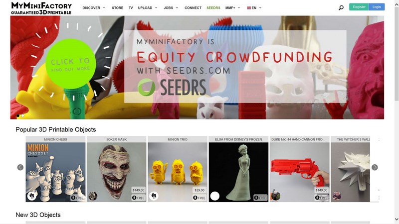 Websites with free 3D Printing models