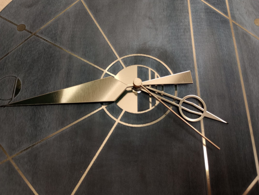 Make an Art Deco Clock with Temperature Module jazz hands