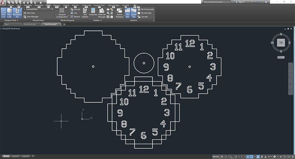 How To Make A Pixel Clock With Value cheap Acrylic sheets CAD